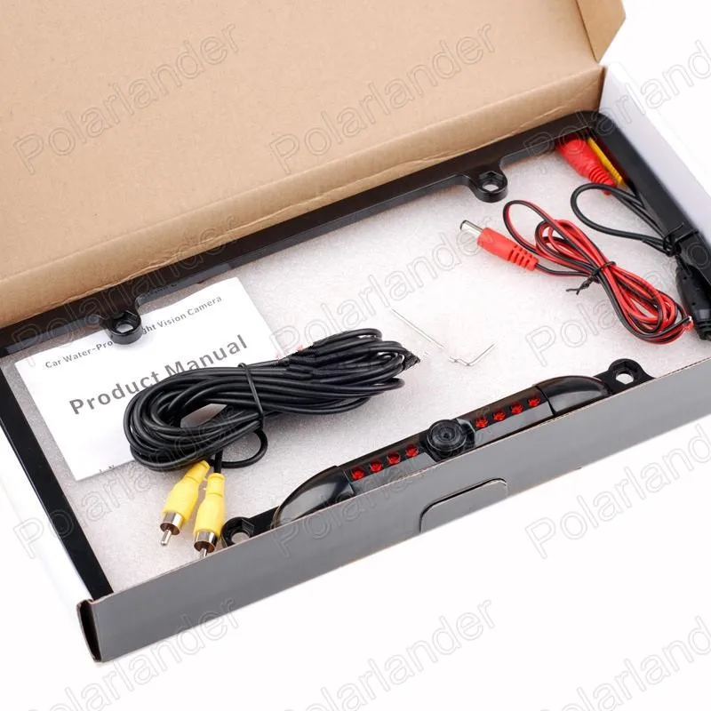 Car auto License Plate Frame Camera vehilce reverse Rear View 8 LED Camera Reversing Backup Free Shipping for US and Canada
Car auto License Plate Frame Camera vehilce reverse Rear View 8 LED Camera Reversing Backup Free Shipping for US and Canada
