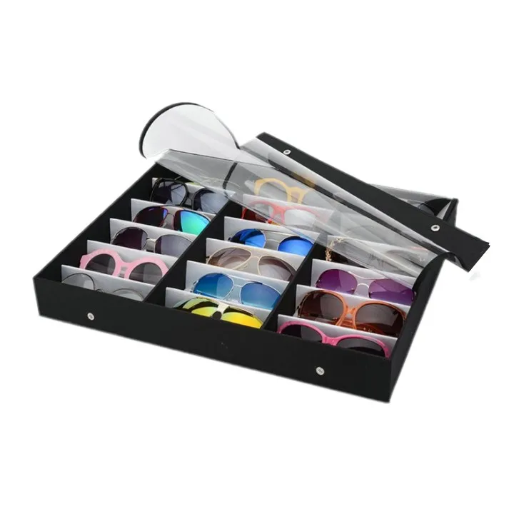 Clear Lid Style Eyeglass Eyewear Sunglasses Storage Display Case Box With 18 Dividers
Clear Lid Style Eyeglass Eyewear Sunglasses Storage Display Case Box With 18 Dividers