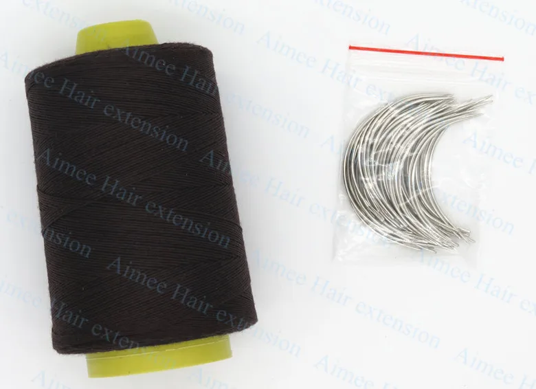 Free shipping 1set Hair Weaving Needle+Thread Set (50pcs C Weaving Needle Needles +1 Spool Polyster Cotton Hair Weaving Thread)
Free shipping 1set Hair Weaving Needle+Thread Set (50pcs C Weaving Needle Needles +1 Spool Polyster Cotton Hair Weaving Thread)