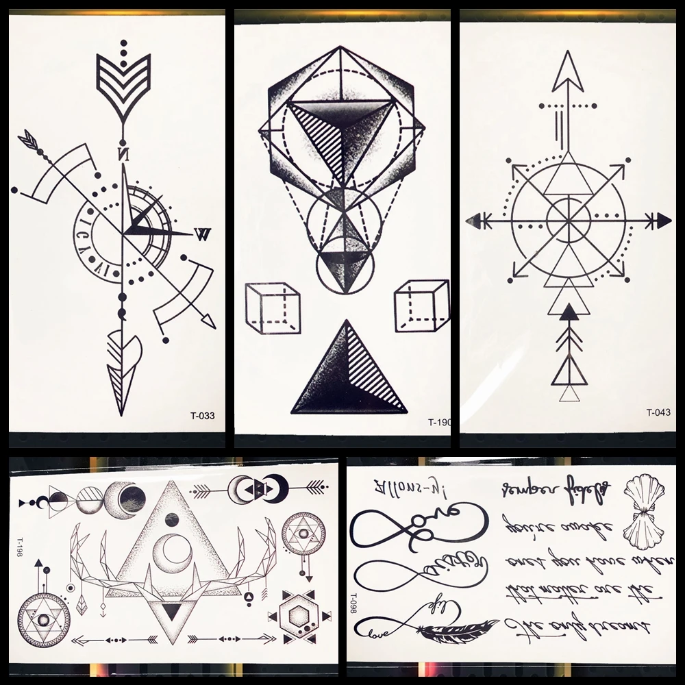 Geometry Temporary Tattoo Guide Black Arrow Graphics For Boys Girls Men Women Sticker Tatoos Hands Legs Neck Mathematics Tattoo
Geometry Temporary Tattoo Guide Black Arrow Graphics For Boys Girls Men Women Sticker Tatoos Hands Legs Neck Mathematics Tattoo