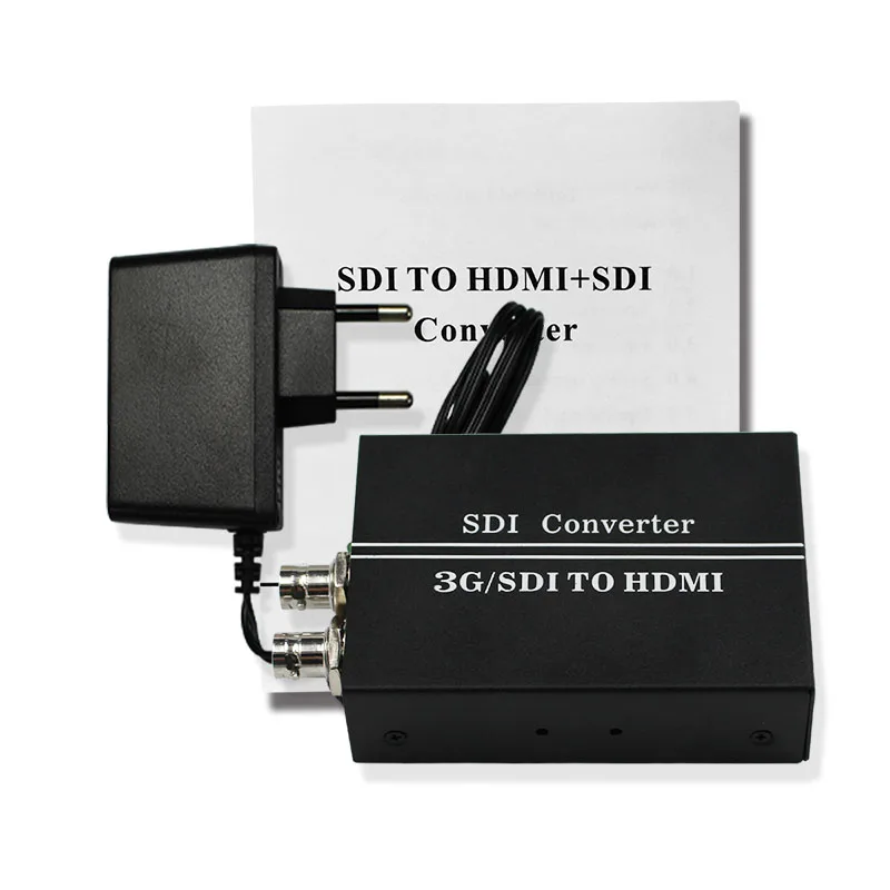 Mini 3G SDI to SDI HDMI Video Audio Converter Adapter + DC 5V 1A Adapter UK Plug/US Plug Power Supply
Mini 3G SDI to SDI HDMI Video Audio Converter Adapter + DC 5V 1A Adapter UK Plug/US Plug Power Supply