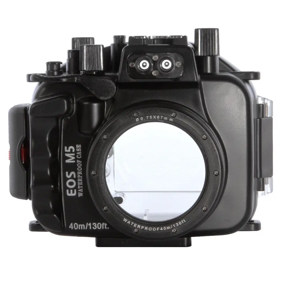 Водонепроницаемый чехол для подводной камеры Canon EOS M5 18 55 мм 40 м/130