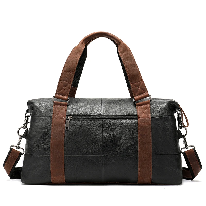 new Arrived Genuine Leather Men Duffle Travel Bag Male Vintage Bags High Capacity Crossbody Leisure Shoudler J50 | Багаж и сумки