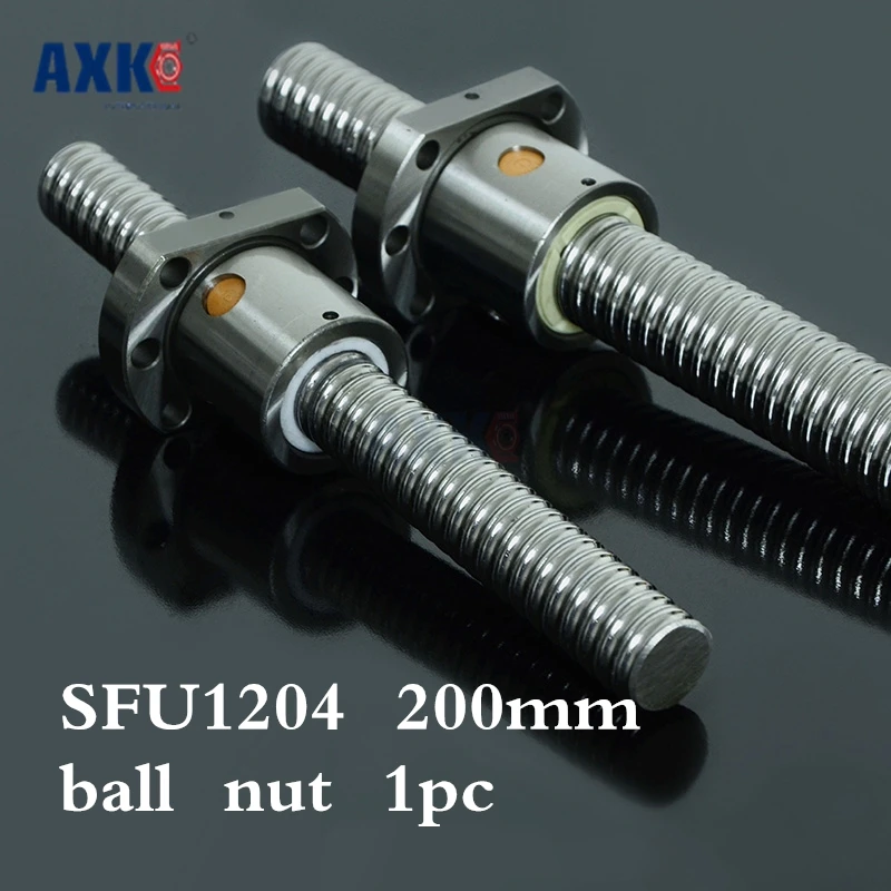 Axk Sfu1204 шариковый винт 200 мм набор: 1 шт. Sfu1204 шариковый винт 200 мм + 1 шт. 1204 шариковая гайка для деталей ЧПУ
Axk Sfu1204 шариковый винт 200 мм набор: 1 шт. Sfu1204 шариковый винт 200 мм + 1 шт. 1204 шариковая гайка для деталей ЧПУ