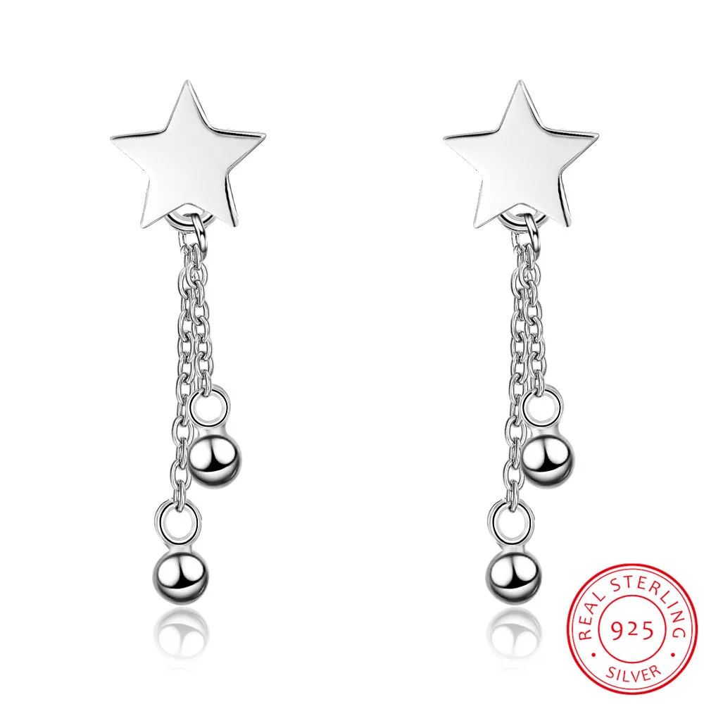 100% 925 Solid Real Sterling Silver Star Links Beads Stud Earrings Gift For Women Girls Kids Lady Da116
100% 925 Solid Real Sterling Silver Star Links Beads Stud Earrings Gift For Women Girls Kids Lady Da116