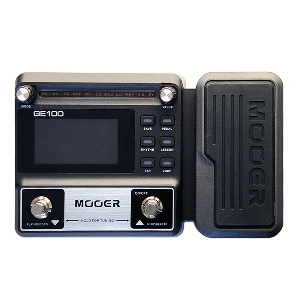 MOOER GE100 Guitar effect Multi-Effects Processor Large high brightness LCD display pedal Guitar Effect pedal
MOOER GE100 Guitar effect Multi-Effects Processor Large high brightness LCD display pedal Guitar Effect pedal