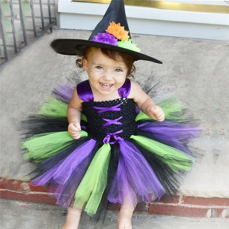 Moeble Little Witch Baby Girls Christmas Cosplay Party Dress Princess Kids halloween Tulle Tutu Dresses Children Fancy Costume
Moeble Little Witch Baby Girls Christmas Cosplay Party Dress Princess Kids halloween Tulle Tutu Dresses Children Fancy Costume