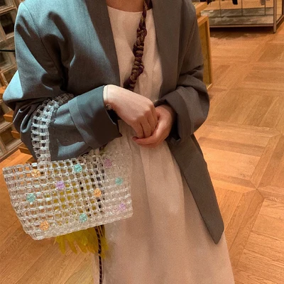 Designer Brand Crystal Women Beaded Handbag Handmade Pearl Bag Totes Bride Evening Bag Top-Handle Bags Ladies Luxury Bags 2019
Designer Brand Crystal Women Beaded Handbag Handmade Pearl Bag Totes Bride Evening Bag Top-Handle Bags Ladies Luxury Bags 2019