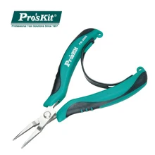 100% Original ProsKit PM-396G Mini Needle-Nose Pliers Steel Cutting Nippers Tool Fishing Pliers Electronic Pliers