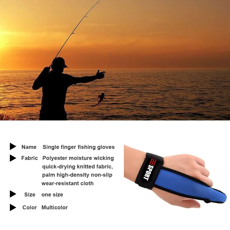 1pc Fishing Gloves Single Finger Polyester Moisture Wicking Quick Dry Anti Slip Rainproof Sunshade Hand Protector Sportswear
1pc Fishing Gloves Single Finger Polyester Moisture Wicking Quick Dry Anti Slip Rainproof Sunshade Hand Protector Sportswear