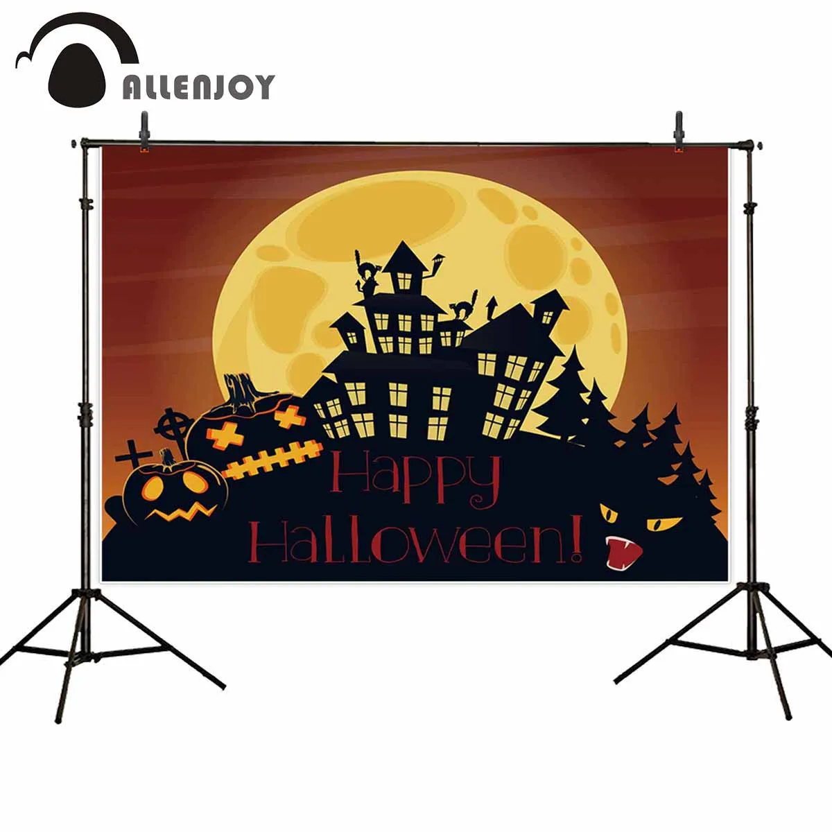 Allenjoy фон для фотосъемки студийная тыква дом с привидениями летучая мышь крест Луна фон традиционный Хэллоуин фотосессия
Allenjoy фон для фотосъемки студийная тыква дом с привидениями летучая мышь крест Луна фон традиционный Хэллоуин фотосессия