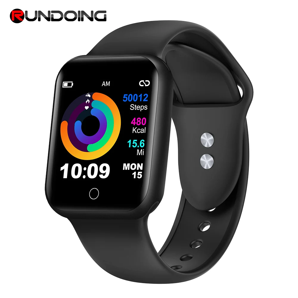 RUNDOING NY07 smartwatch сообщение напоминание кровяное давление пульсометр фитнес трекер
