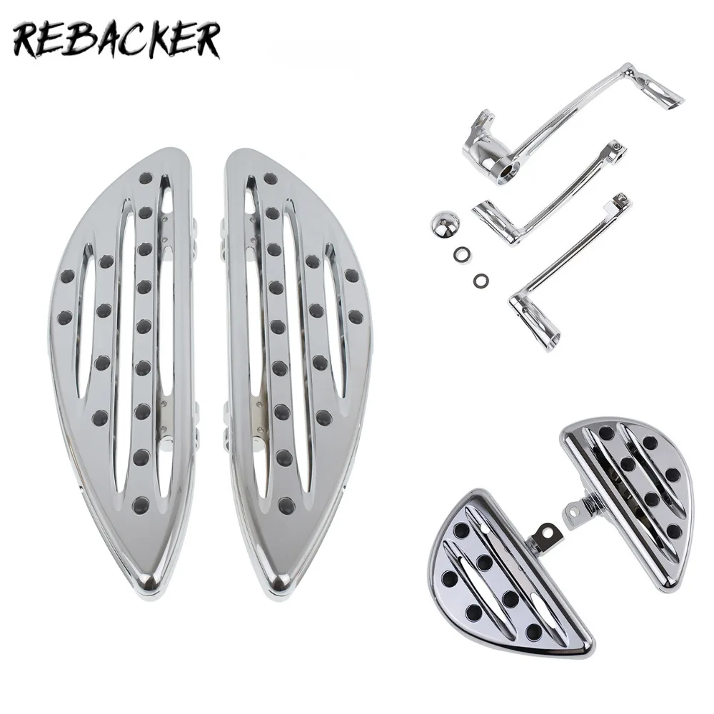 Chrome Front Driver Floorboards + Rear Pegs Foot Pegs +Shift Levers For Harley Touring Street Glide Road King 08-16
Chrome Front Driver Floorboards + Rear Pegs Foot Pegs +Shift Levers For Harley Touring Street Glide Road King 08-16