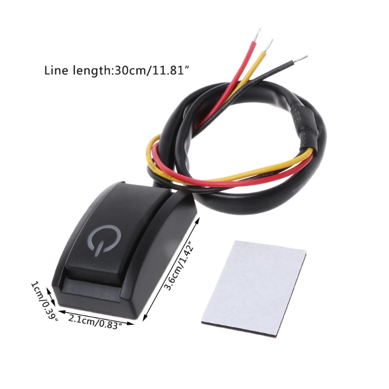 Car DIY Push Button Latching Turn ON OFF Switch LED Light DC12V/200mA 2.4W
Car DIY Push Button Latching Turn ON OFF Switch LED Light DC12V/200mA 2.4W