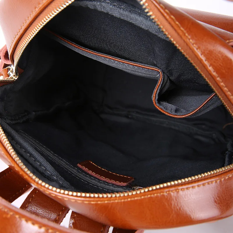 AODUX Genuine Leather Women's Backpack Vintage Large Classic Second Layer Oil Wax Cowhide Backpacks Girl Female Design ipad Bags
AODUX Genuine Leather Women's Backpack Vintage Large Classic Second Layer Oil Wax Cowhide Backpacks Girl Female Design ipad Bags