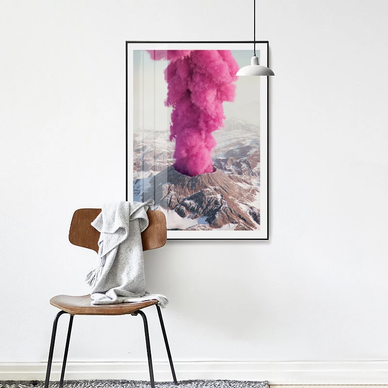 Cuadros Posters And Prints Pink Eruption Wall Art Canvas Painting Pictures For Living Room Nordic Girl Home Decoration
Cuadros Posters And Prints Pink Eruption Wall Art Canvas Painting Pictures For Living Room Nordic Girl Home Decoration