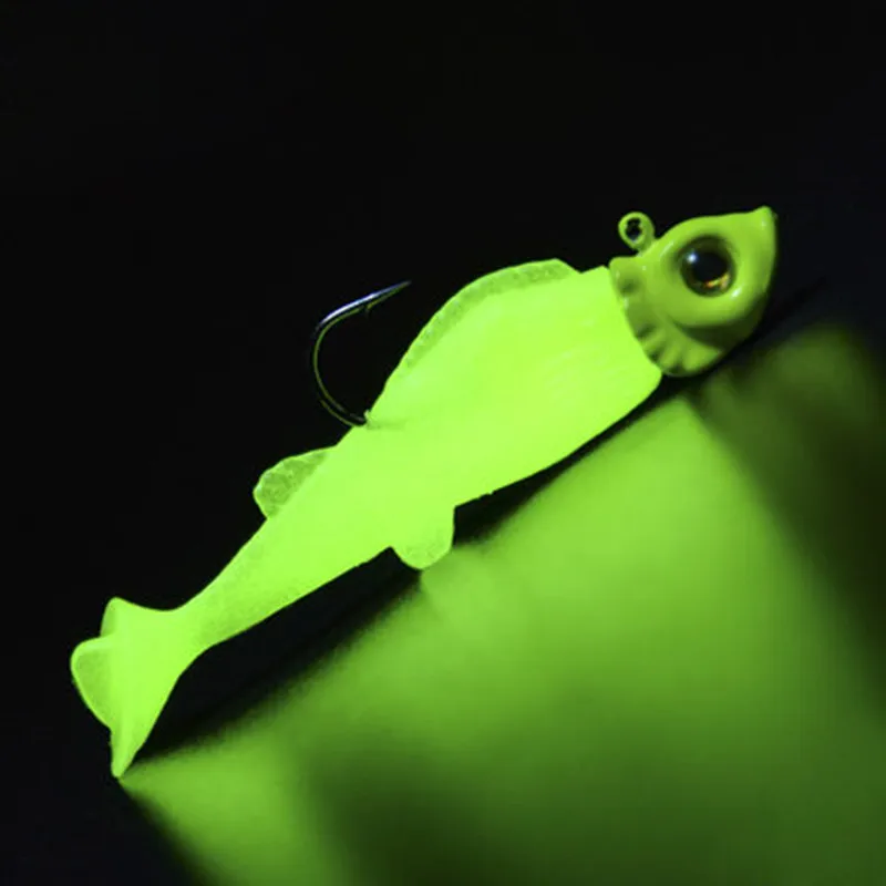 9g 16g Luminous soft fishing lure artificial bait Lead fish single hook squid osmanthus bait freshwater sea water road bait sof
9g 16g Luminous soft fishing lure artificial bait Lead fish single hook squid osmanthus bait freshwater sea water road bait sof