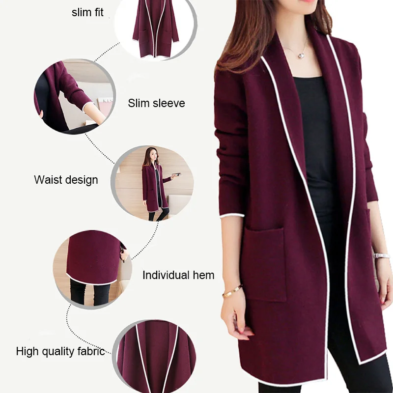 2019 Hot Droppshiping Women Autumn Winter Pockets Long Sleeve Cardigan Slim Fit Soft Long Coat BFJ55
2019 Hot Droppshiping Women Autumn Winter Pockets Long Sleeve Cardigan Slim Fit Soft Long Coat BFJ55