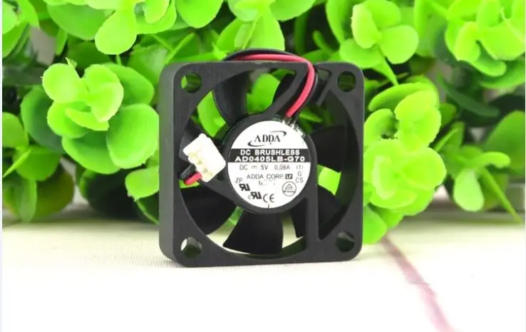 Натуральная ADDA AD0405LB G70 40*40*10 мм (4 см) 4010 DC 5V 0.08A 2 с трапециевидным силуэтом и 3pin