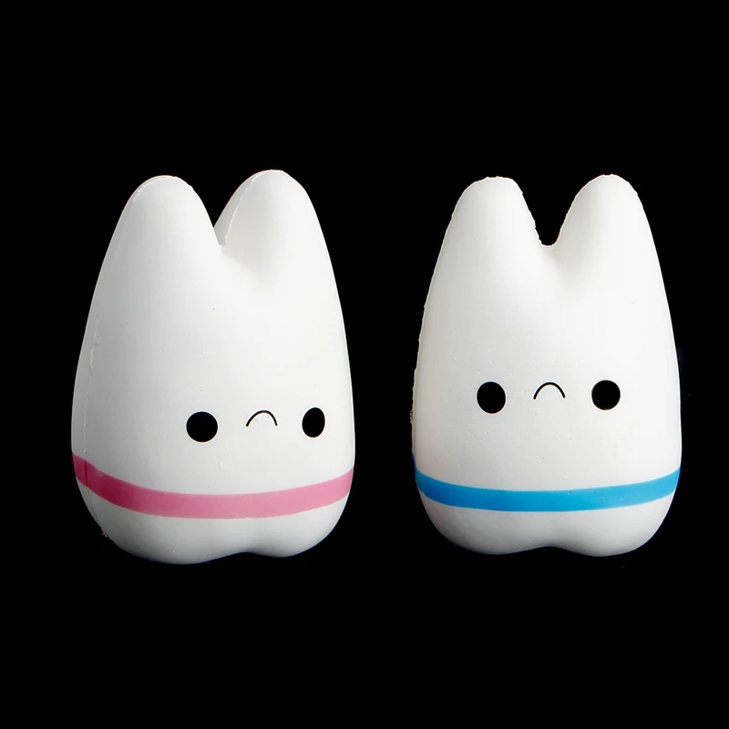 

Cute Tooth Jumbo Squishy Slow Rising Squeeze Stress Hand Soft Toy Phone Pendant A2UB