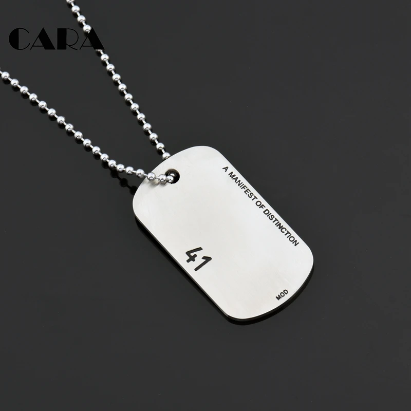 New arrival 316L Stainless Steel Dog Tag Necklace Classical Fashion Men numbers Necklace Jewelry well Polished CAGF0141
New arrival 316L Stainless Steel Dog Tag Necklace Classical Fashion Men numbers Necklace Jewelry well Polished CAGF0141