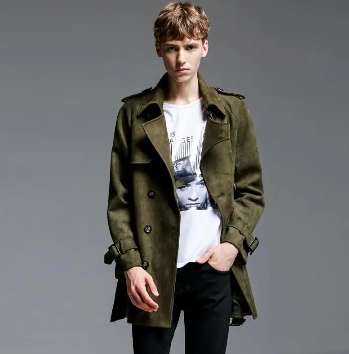 Autumn winter 2020 new designer mens trench coats man long coat men clothes slim fit overcoat long sleeve army green army green
Autumn winter 2020 new designer mens trench coats man long coat men clothes slim fit overcoat long sleeve army green army green