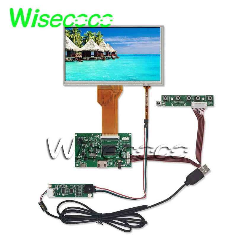 7-дюймовый 800*480 Tft Lcd резистивный сенсорный экран 50pin драйвер плата комплект для портативного DVD-плеера Автомобильный дисплей
7-дюймовый 800*480 Tft Lcd резистивный сенсорный экран 50pin драйвер плата комплект для портативного DVD-плеера Автомобильный дисплей