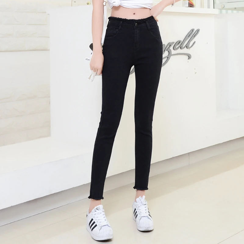 Spring 2020 Elastic Denim Pencil Boyfriend Jeans For Women Jeans Plus Size Pants With High Waist Skinny Jeans Woman Mom Trousers
Spring 2020 Elastic Denim Pencil Boyfriend Jeans For Women Jeans Plus Size Pants With High Waist Skinny Jeans Woman Mom Trousers