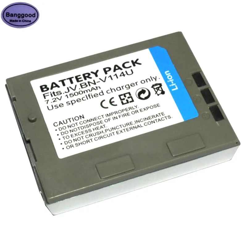7.2V 1500mAh BN-V114U BNV114U BN V114U Camera Battery For JVC GR-DVP3 ST GR-DVP7A GR-DVP7USI GR-DVP9US GR-DX300U GR-DX307US
7.2V 1500mAh BN-V114U BNV114U BN V114U Camera Battery For JVC GR-DVP3 ST GR-DVP7A GR-DVP7USI GR-DVP9US GR-DX300U GR-DX307US