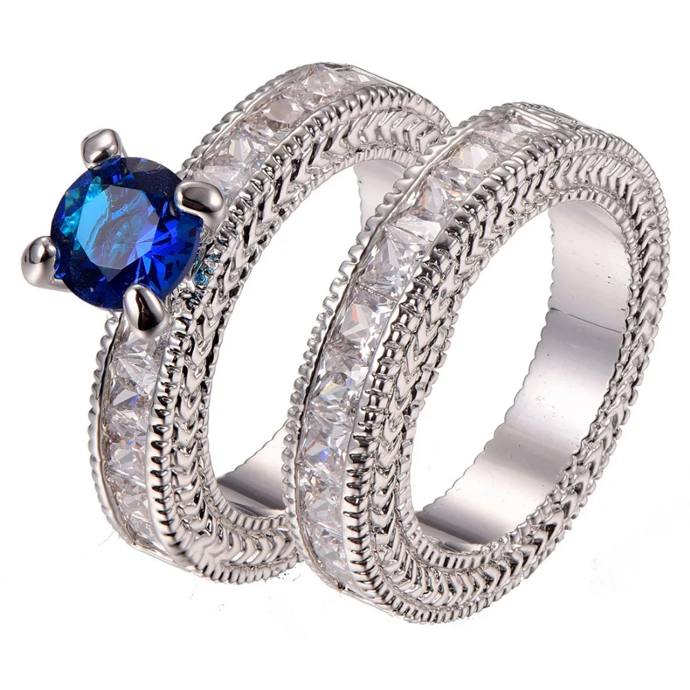 Free Shipping Blue Crystal Zircon 925 sterling silver Engagement Wedding Ring Size 6 7 8 9 10 11 F1330
Free Shipping Blue Crystal Zircon 925 sterling silver Engagement Wedding Ring Size 6 7 8 9 10 11 F1330