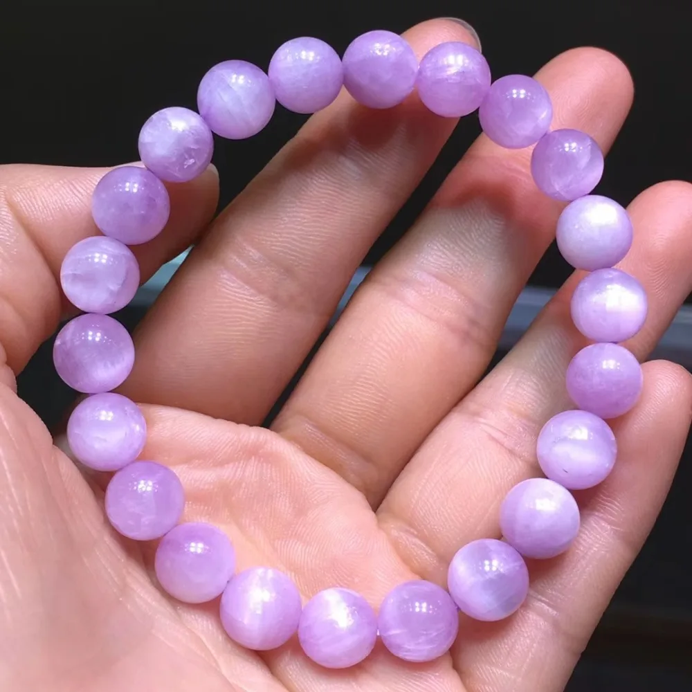8mm Natural Purple Kunzite Stone Bracelet Jewelry For Women Men Healing Gift Reiki Gemstone Cat Eye Round Beads Strands AAAAA
8mm Natural Purple Kunzite Stone Bracelet Jewelry For Women Men Healing Gift Reiki Gemstone Cat Eye Round Beads Strands AAAAA