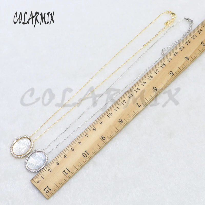 Wholesale 6Pcs Round zircon&white shell pendant necklace handmade jewelry pendant necklace necklace jewelry gift 5181
Wholesale 6Pcs Round zircon&white shell pendant necklace handmade jewelry pendant necklace necklace jewelry gift 5181