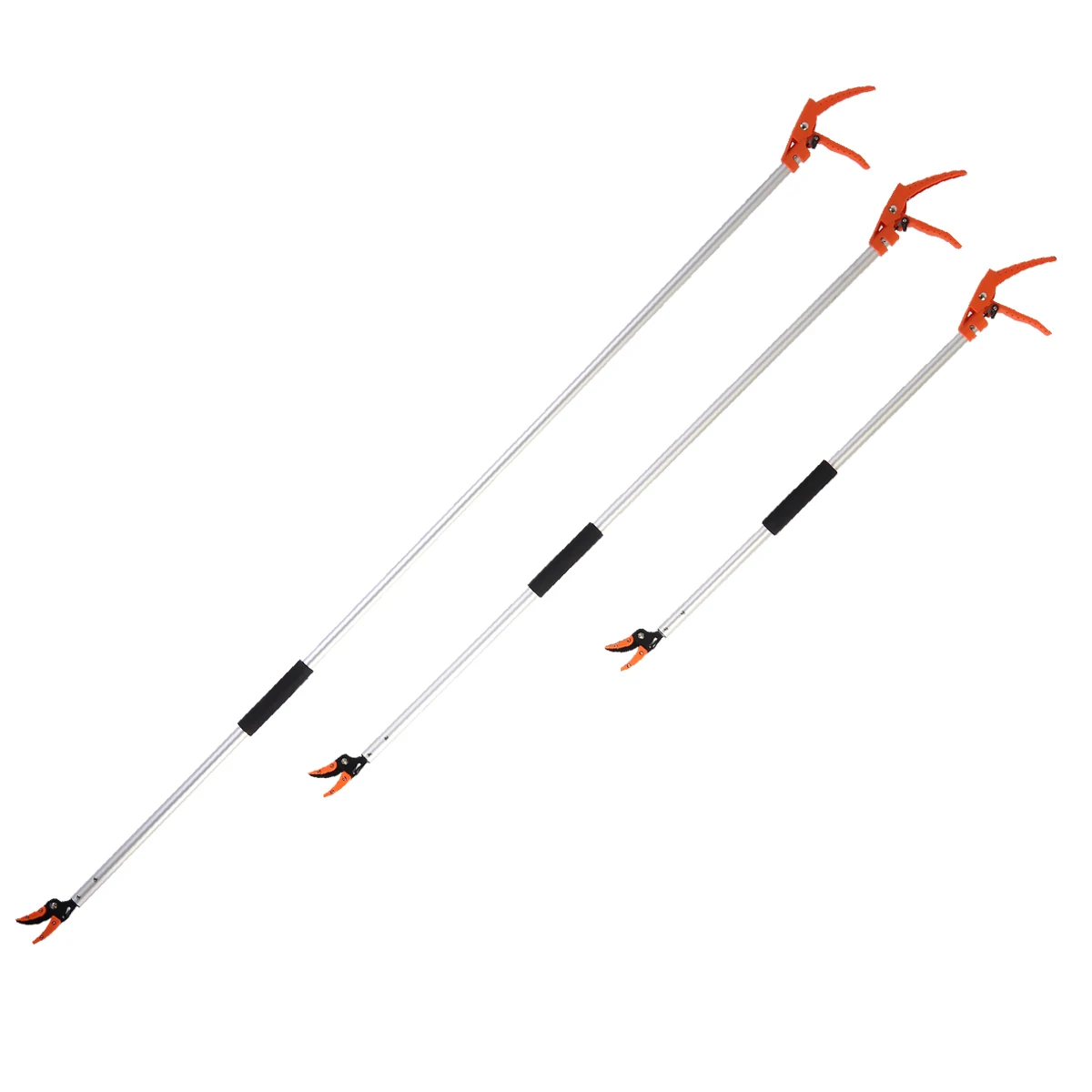KSEIBI Extra Long Reach Pruner Cut and Hold Bypass Pruner Max Cutting 1/2 inch Fruit Picker and Tree Cutter For Garden
KSEIBI Extra Long Reach Pruner Cut and Hold Bypass Pruner Max Cutting 1/2 inch Fruit Picker and Tree Cutter For Garden