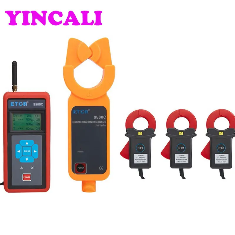 High Quality Three-channel Wireless High-voltage Ratio Tester ETCR9500C Wireless clamp-on current transformer
High Quality Three-channel Wireless High-voltage Ratio Tester ETCR9500C Wireless clamp-on current transformer