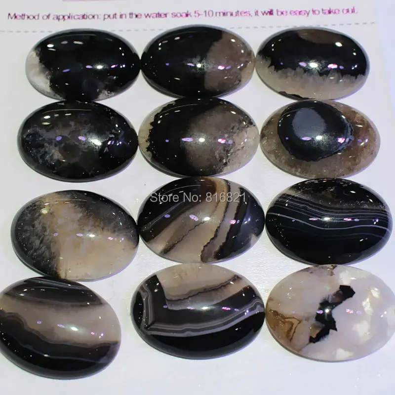 ( 12 Pieces/lot) 22x30mm Druzy Drusy Black Agate stone Dome Oval Cabochon Flat Back stone cabochons for DIY Jewelry Making
( 12 Pieces/lot) 22x30mm Druzy Drusy Black Agate stone Dome Oval Cabochon Flat Back stone cabochons for DIY Jewelry Making