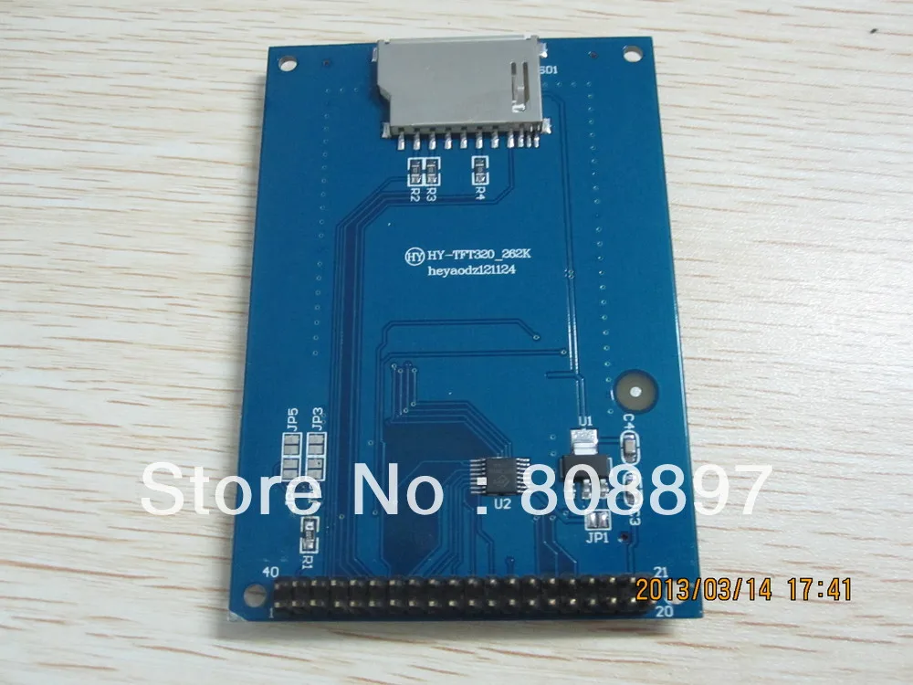 New 3.2 inch TFT LCD Module + touch Penel + Color Panel + Drive IC : ILI9341 LCD 320x240 Touch LCD Screen ( 3.2inch LCD )
New 3.2 inch TFT LCD Module + touch Penel + Color Panel + Drive IC : ILI9341 LCD 320x240 Touch LCD Screen ( 3.2inch LCD )
