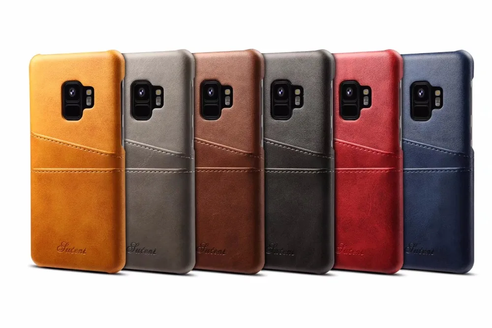 Роскошный чехол из искусственной кожи чехол-бумажник для телефона samsung Galaxy S9 плюс