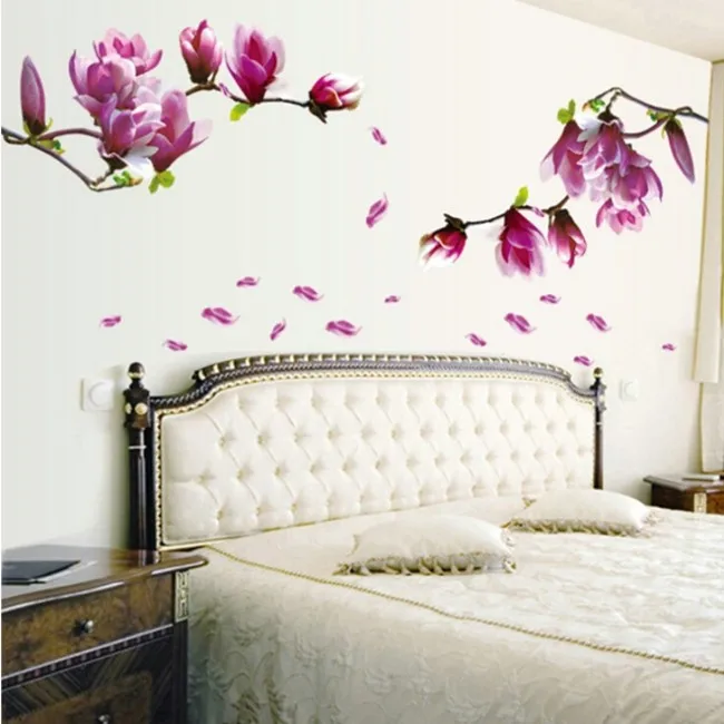 70*50cm Magnolia flower blossoms sticker wall sticker creative fashion hall wallpaper floral DIY paste home bedroom AY9157
70*50cm Magnolia flower blossoms sticker wall sticker creative fashion hall wallpaper floral DIY paste home bedroom AY9157