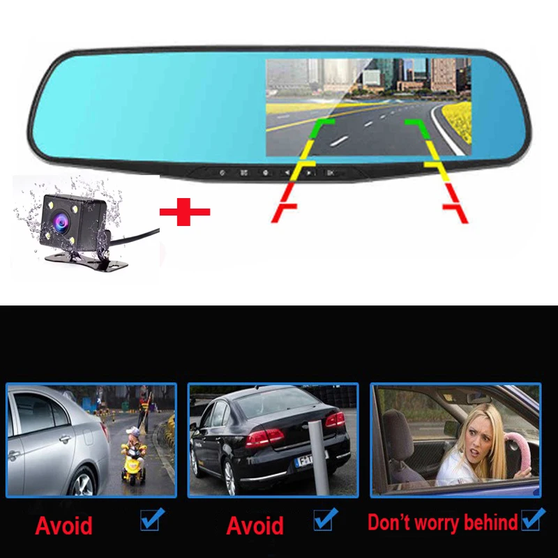 Manzeo DVR Dash Camera car Rear View Camera 1080P Dual lens DVR Mirror Recorder Dash Cam Car DVR Rearview Mirror Video Recorder
Manzeo DVR Dash Camera car Rear View Camera 1080P Dual lens DVR Mirror Recorder Dash Cam Car DVR Rearview Mirror Video Recorder