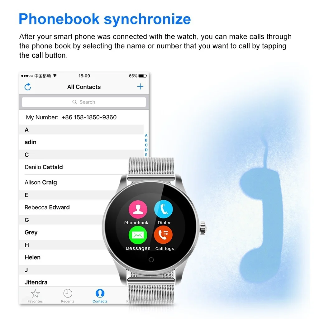 2018 K88H Stainless Steel Wristband Smart Watch Pedometer Heart Rate Monitor Call/SMS Reminder Sleep Monitor for Smartpphones
2018 K88H Stainless Steel Wristband Smart Watch Pedometer Heart Rate Monitor Call/SMS Reminder Sleep Monitor for Smartpphones