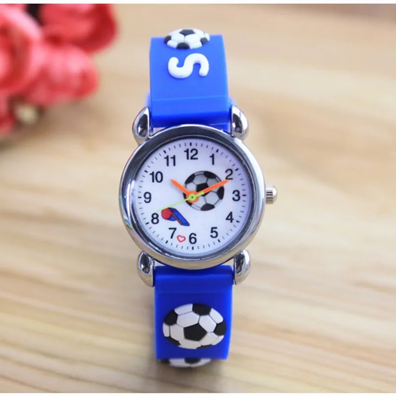 20pcs 3D Cartoon Fashion Silicone Football Kids Watch Children Girls Boys Students Quartz Wristwatches Relogio Kol Saati Clock
20pcs 3D Cartoon Fashion Silicone Football Kids Watch Children Girls Boys Students Quartz Wristwatches Relogio Kol Saati Clock