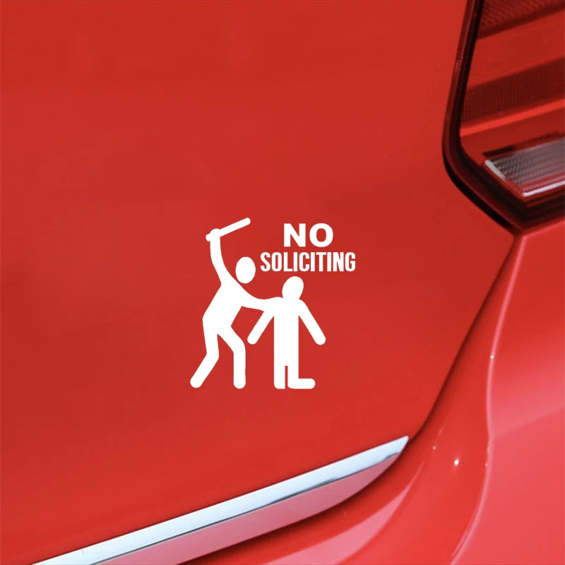 YJZT 13.2CM*13.7CM Funny No Soliciting Vinyl Motorcycle Car Sticker Decal Black Silver Car Styling C11-1487
YJZT 13.2CM*13.7CM Funny No Soliciting Vinyl Motorcycle Car Sticker Decal Black Silver Car Styling C11-1487