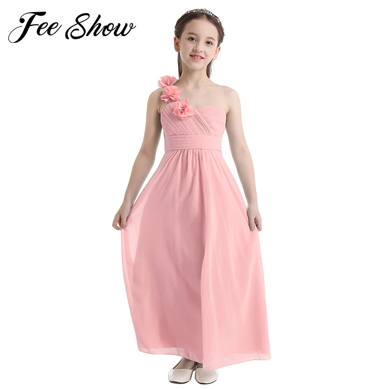 Summer Party Maxi Dress Kids Flower Girl Dress Children's Teen Girls One-shoulder Clothing Formal Vestidos Princess Dress
Summer Party Maxi Dress Kids Flower Girl Dress Children's Teen Girls One-shoulder Clothing Formal Vestidos Princess Dress