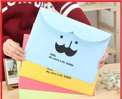 7pcs Korea stationery beard modeling A4 file bag information bag magic paste deduction design candy color office supplies
7pcs Korea stationery beard modeling A4 file bag information bag magic paste deduction design candy color office supplies