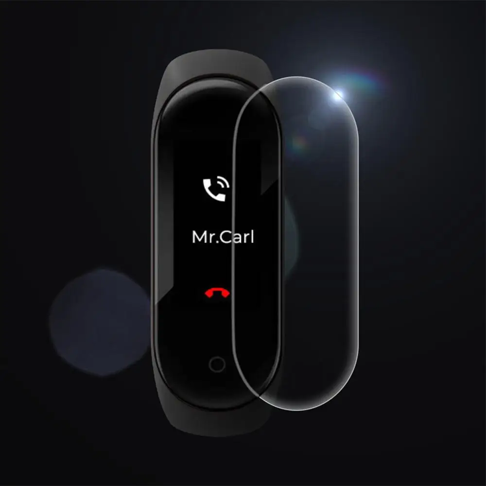 3 шт. ультра-тонкая HD Прозрачная полноэкранная Защитная пленка для xiaomi miband 4 Mi band