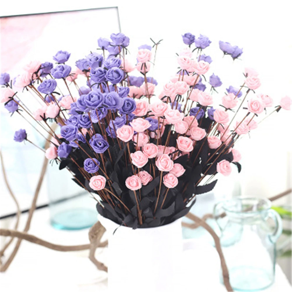11 Bouquets 15 Heads Foam Fake Flower Rose Head Artificial Flower Simulation Rose Fake Flower DIY Home Wedding Decoration
11 Bouquets 15 Heads Foam Fake Flower Rose Head Artificial Flower Simulation Rose Fake Flower DIY Home Wedding Decoration