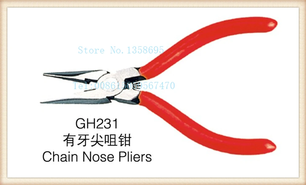 Free Shipping !!! 2014New 2pc/lot GH231 chain nose pliers, jewelry pliers, jewelry making tools DIY tools
Free Shipping !!! 2014New 2pc/lot GH231 chain nose pliers, jewelry pliers, jewelry making tools DIY tools