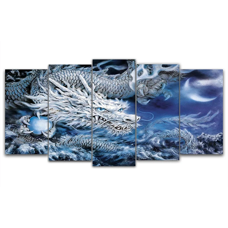 5D Round Diy Diamond Embroidery Dragon 5pcs Multi-picture Combination Diamond Painting Cross Stitch Rhinestone Decoration
5D Round Diy Diamond Embroidery Dragon 5pcs Multi-picture Combination Diamond Painting Cross Stitch Rhinestone Decoration