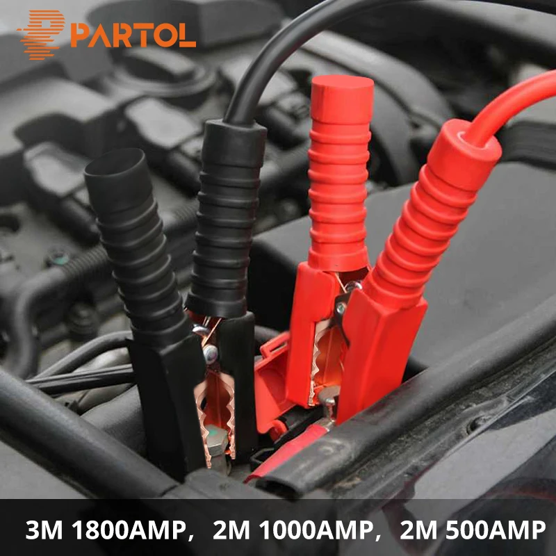 Partol 2 м 500AMP 1000AMP 3 1800AMP автомобиля Батарея Перейти кабель Booster аварийного терминалы