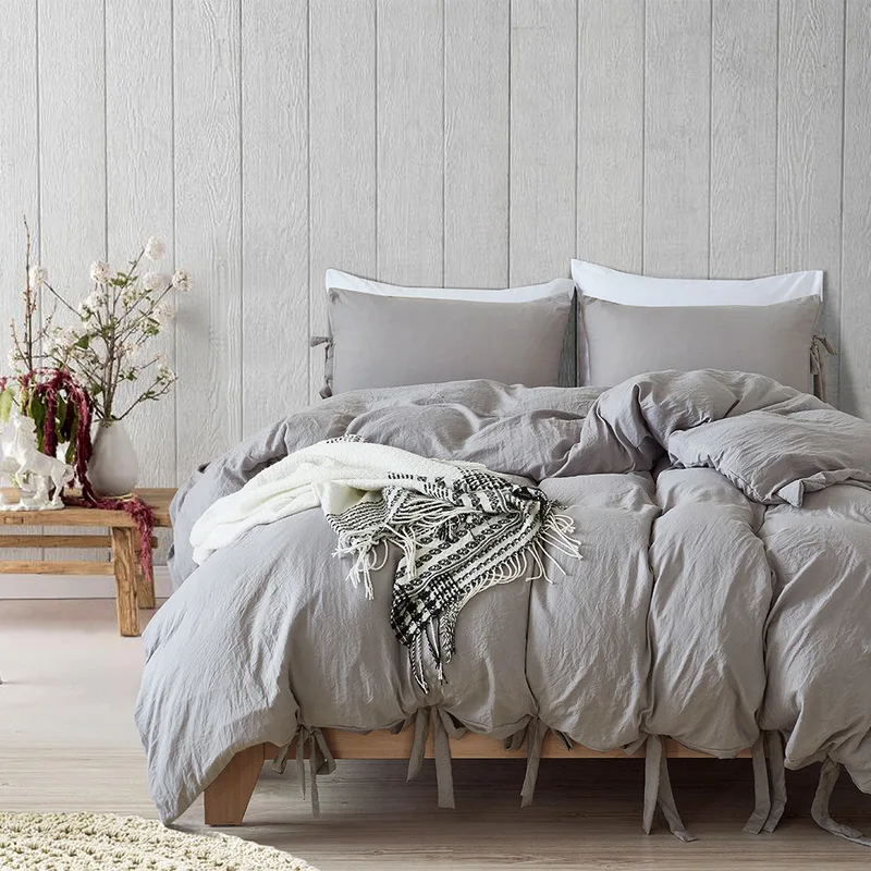 2Pcs/3Pcs Luxury Solid Duvet Cover Set With Pillowcase Soft Bedding Comforter Cover for Bedroom Home Textile Twin/Queen/King
2Pcs/3Pcs Luxury Solid Duvet Cover Set With Pillowcase Soft Bedding Comforter Cover for Bedroom Home Textile Twin/Queen/King